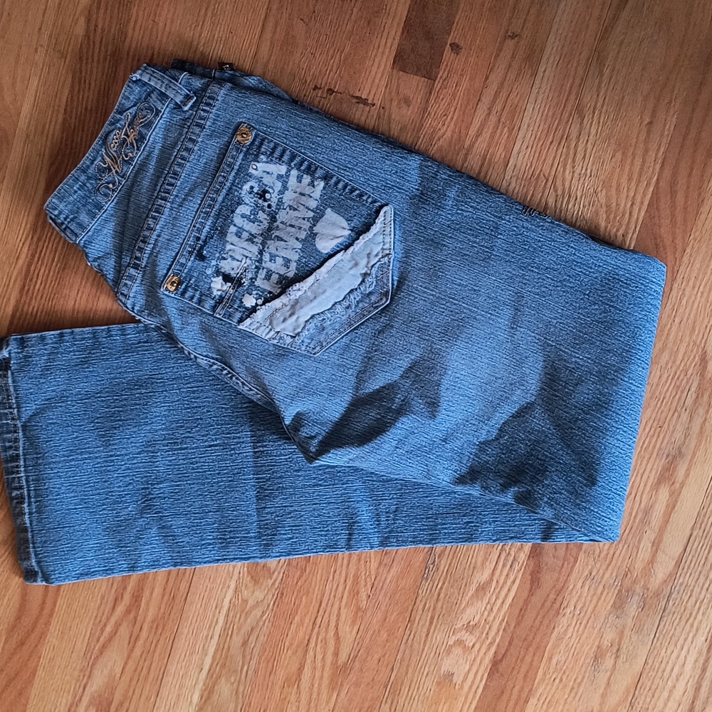 Mecca Femme vintage blue denim jeans-sz 11/12